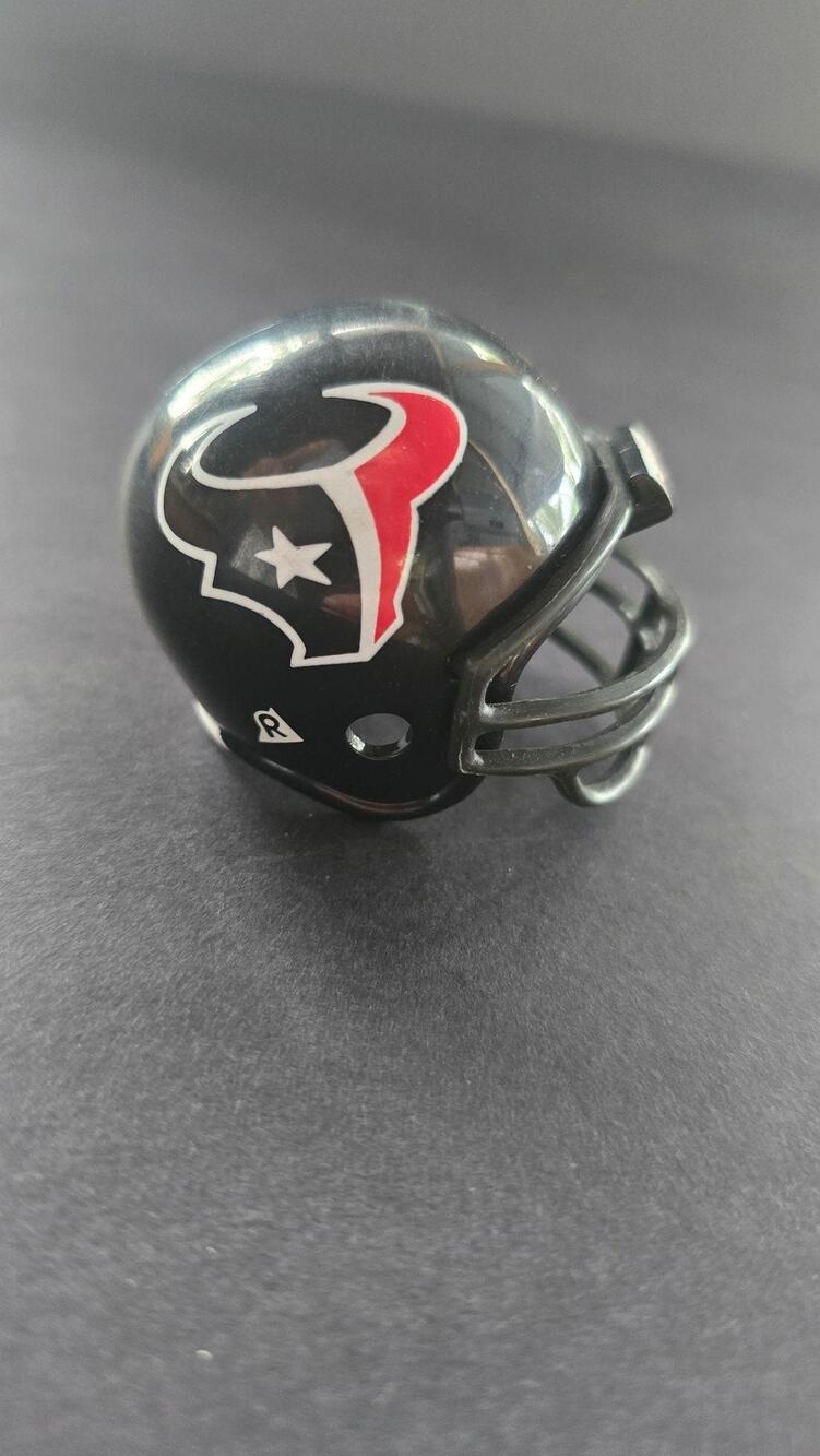 Houston Texans Mini Helmet Black NFL Football Riddell Display Toy